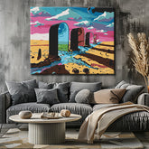 Painting by numbers Between Nowhere